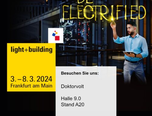 Doktorvolt invites everyone to the Light and Building 2024 fair in Frankfurt