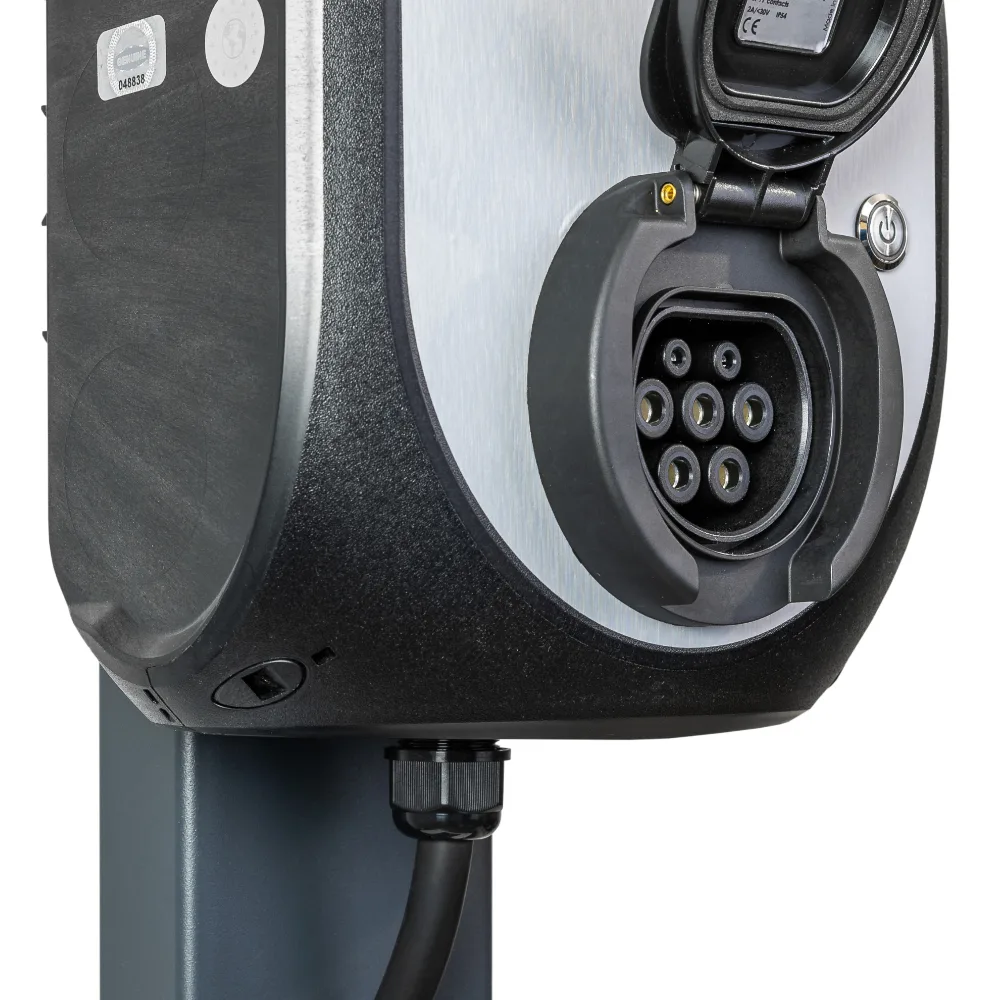 WALLBOX stacja ładowania 22 kW typ 2 + słupek