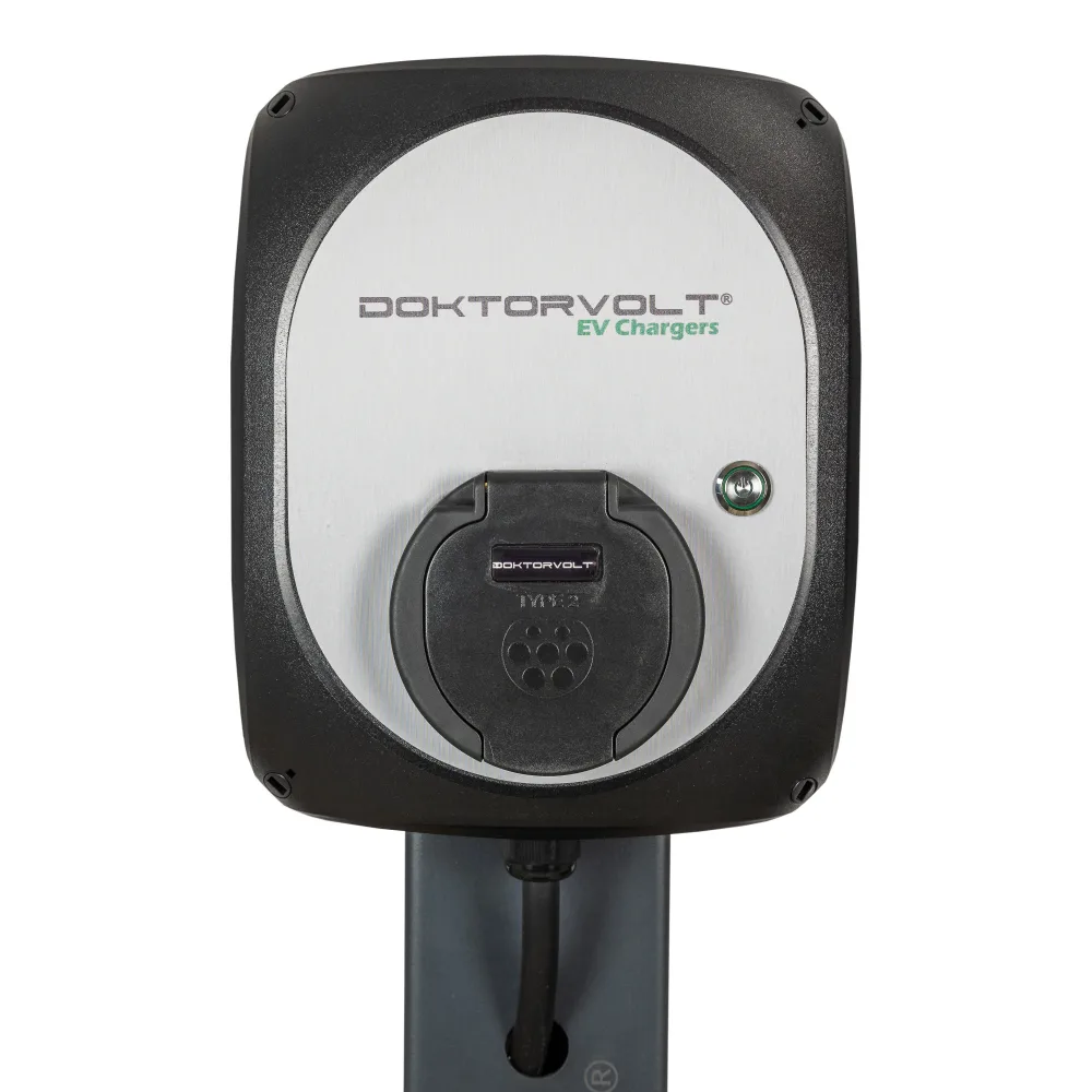 WALLBOX stacja ładowania 22 kW typ 2 + słupek