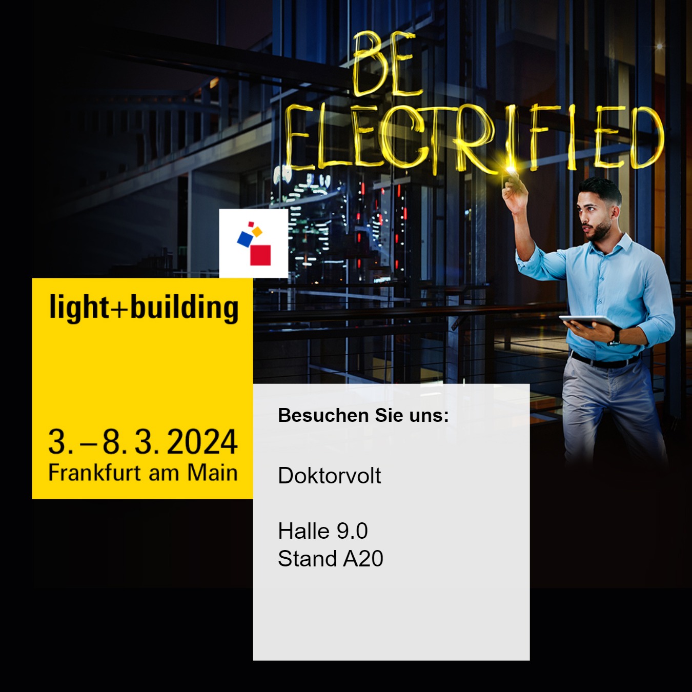 Doktorvolt na targach Light and Building Frankfurt 3-8 marca 2024