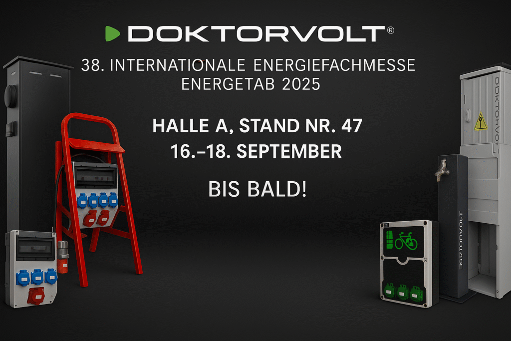Doktorvolt® auf der ENERGETAB 2025 – besuchen Sie uns am Stand Nr. 47!