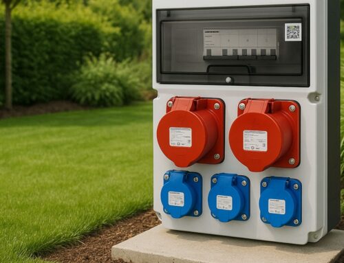 CEE Distribution Board 32A 16A – a reliable power distributor for construction sites and gardens