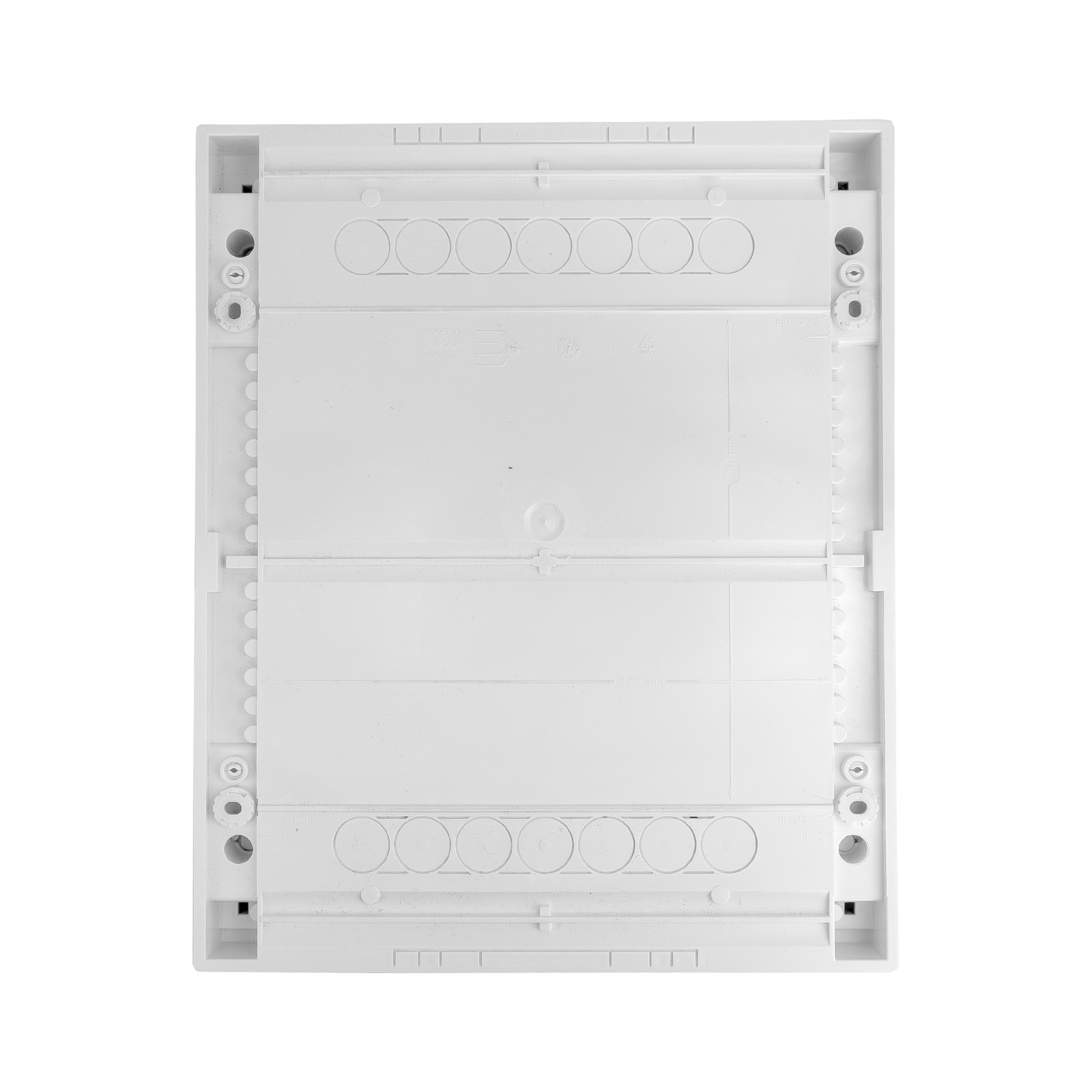 Rozdzielnica modułowa natynkowa 2x12 zabezpieczona 8xMCB 1xRCCB VDE ogranicznik przepięć Saltek okablowana skrzynka elektryczna Hager 370x305x96,5mm zaciski rozgałęźne L1, L2, L3, N, PE Doktorvolt DV-6302-NT - obrazek 12