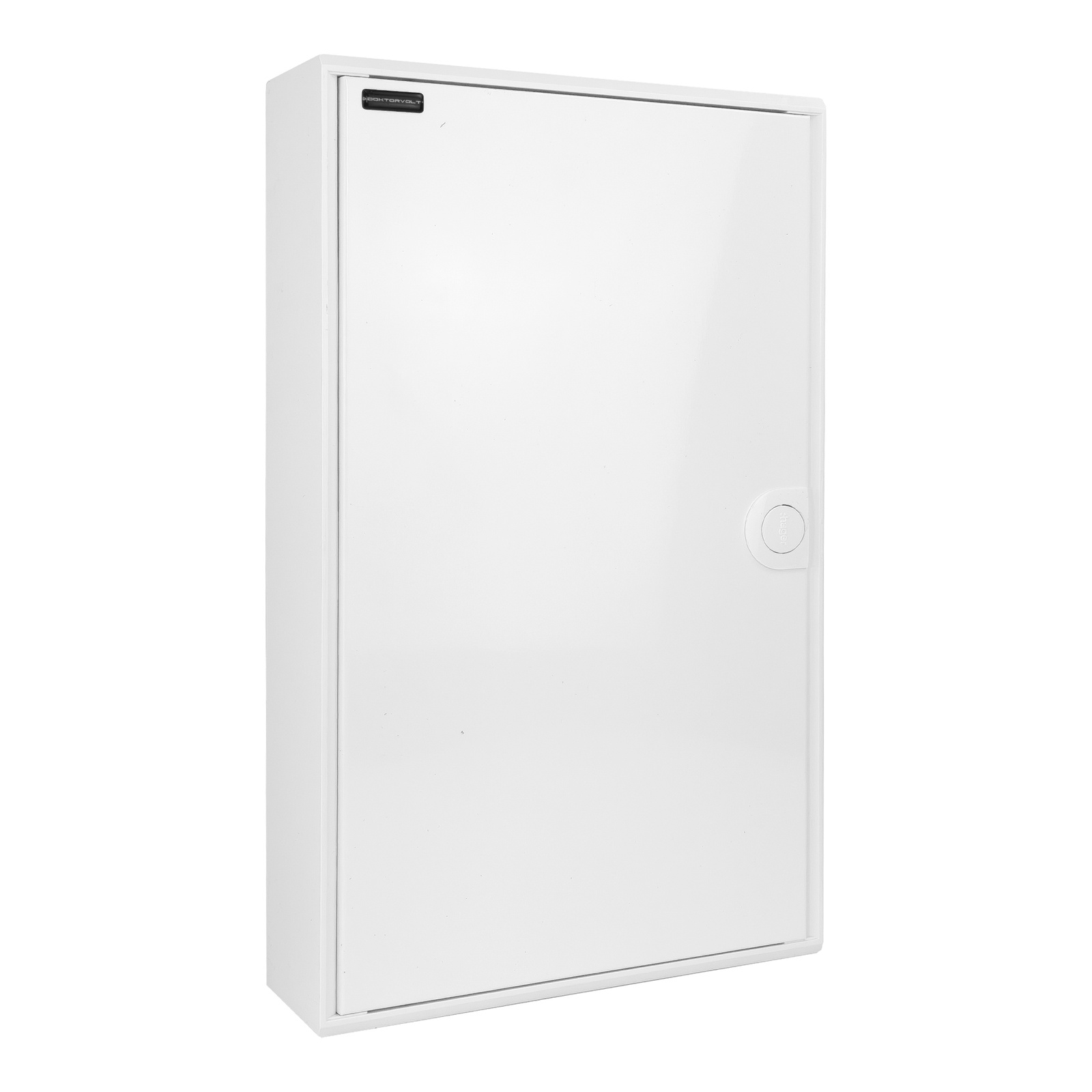 Rozdzielnica modułowa natynkowa 3x12 zabezpieczona 14xMCB 2xRCCB VDE ogranicznik okablowana skrzynka elektryczna Hager 515x305x96,5mm zaciski rozgałęźne L1, L2, L3, N, PE Doktorvolt DV-6333-NT - obrazek 7