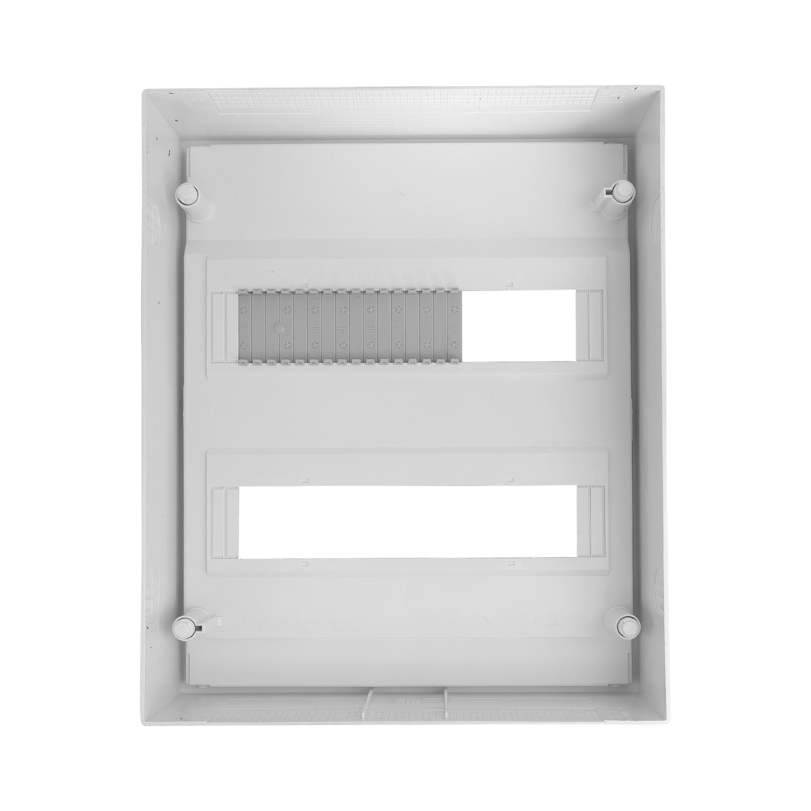 Rozdzielnica modułowa natynkowa 2x12 zabezpieczona 8xMCB 1xRCCB VDE ogranicznik przepięć Saltek okablowana skrzynka elektryczna Hager 370x305x96,5mm zaciski rozgałęźne L1, L2, L3, N, PE Doktorvolt DV-6302-NT - obrazek 9