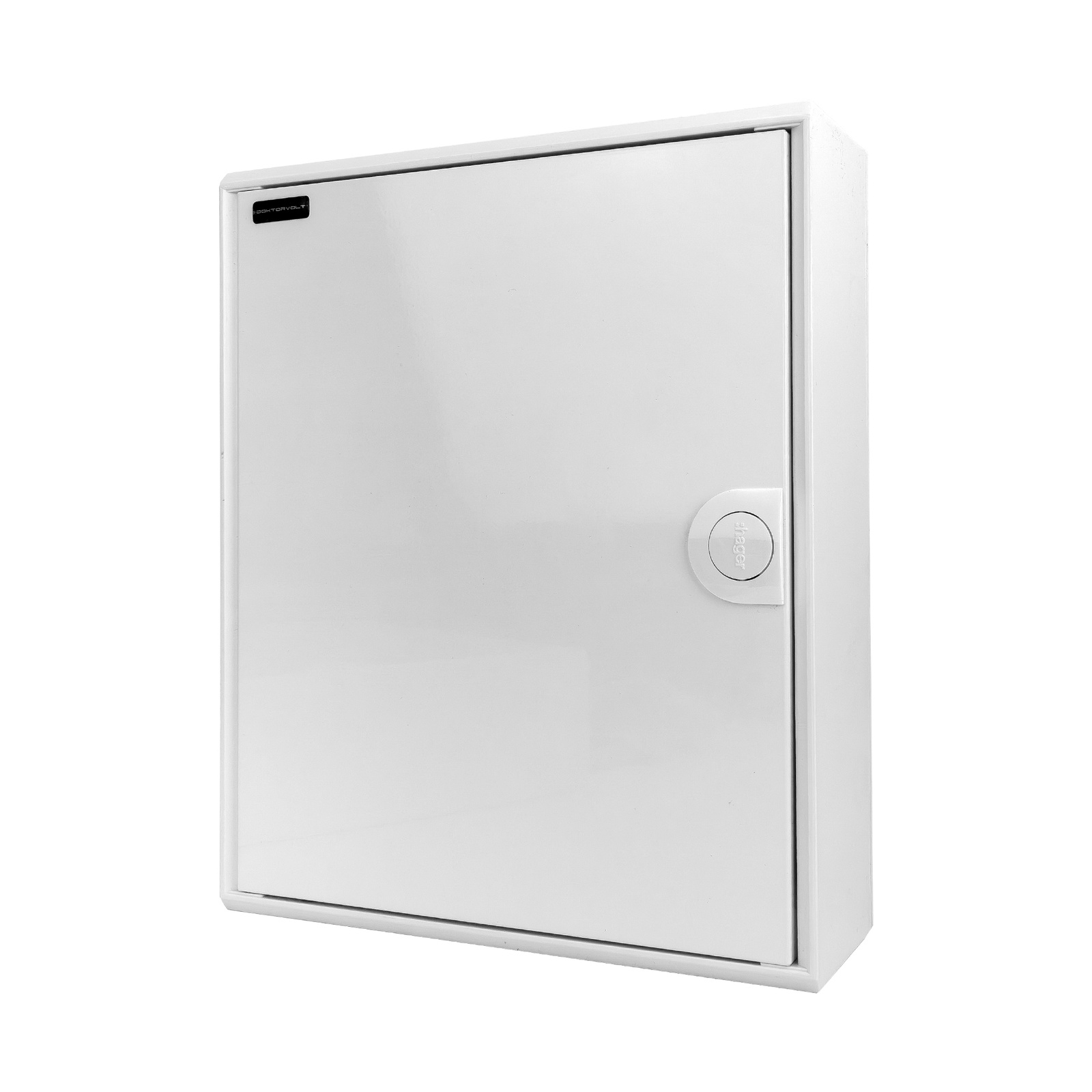 Rozdzielnica modułowa natynkowa 2x12 zabezpieczona 8xMCB 1xRCCB VDE ogranicznik przepięć Saltek okablowana skrzynka elektryczna Hager 370x305x96,5mm zaciski rozgałęźne L1, L2, L3, N, PE Doktorvolt DV-6302-NT - obrazek 10