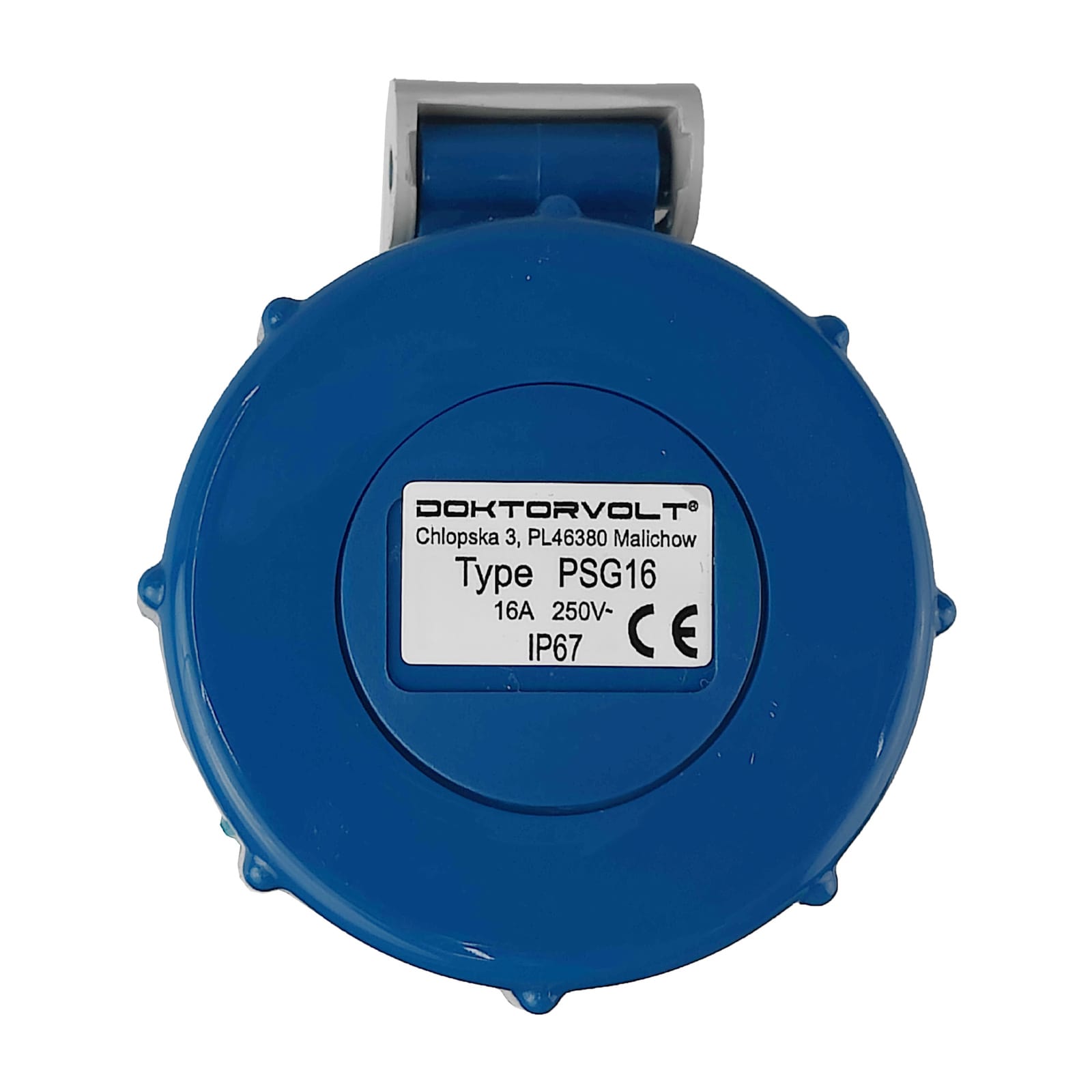 Gniazdo przenośne 230V 16A IP67 system francuski Doktorvolt 6589