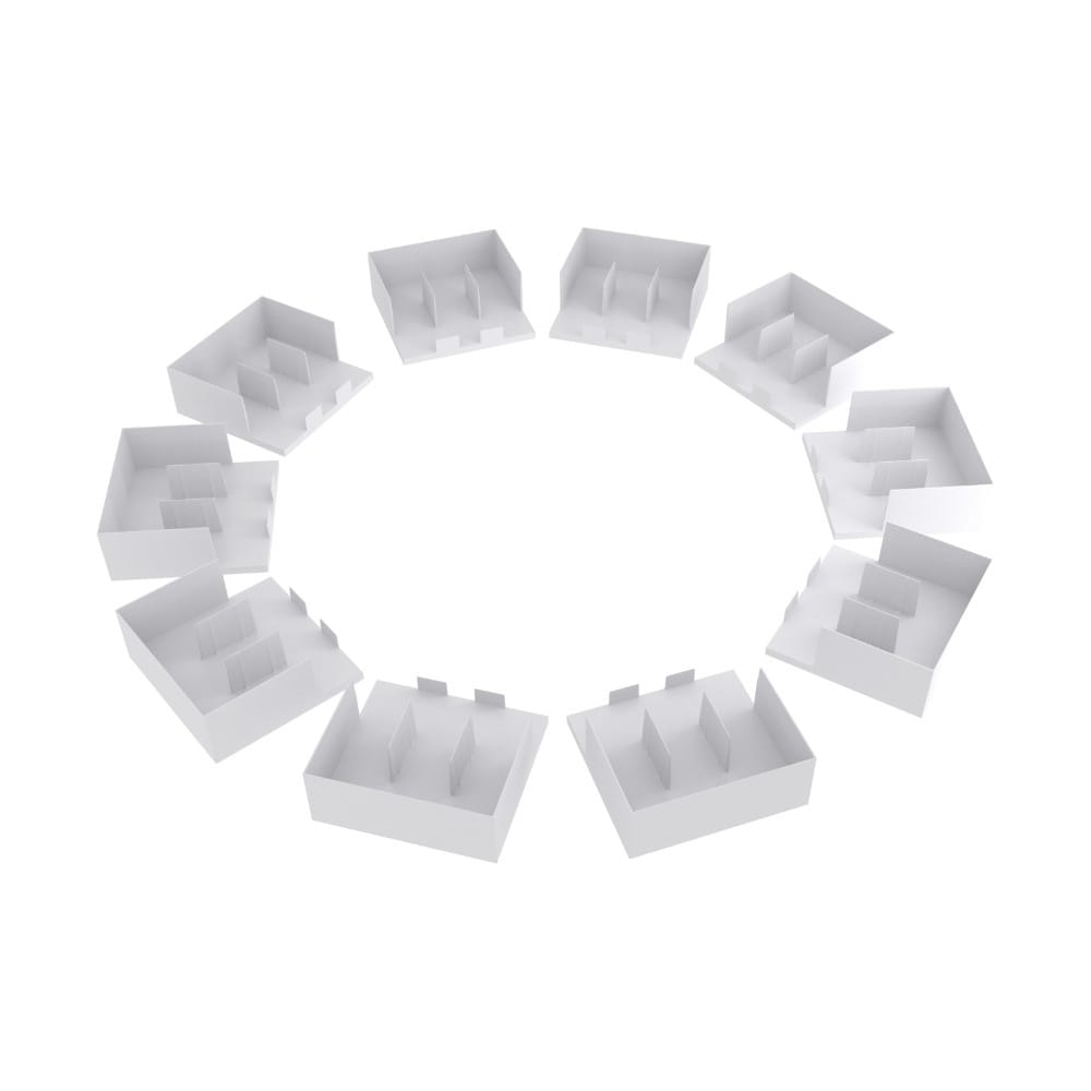 10Stk Endkappe für 3-Phasenschienen 16mm2 10Stk Z-16/3F – Bild 2