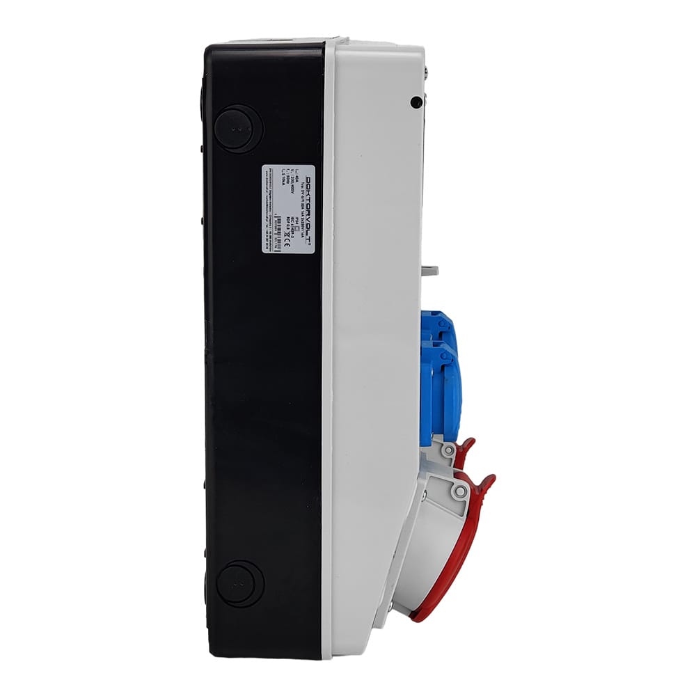 Rozdzielnica budowlana DV-S/FI 32A 16A 2x230V IP54 Schuko Doktorvolt® 1776 - obrazek 3