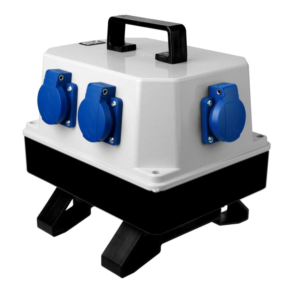 Rozdzielnica budowlana wtyczka odbiornikowa 16A BAU 5x230V Schuko Mennekes Doktorvolt® 6138 - obrazek 3