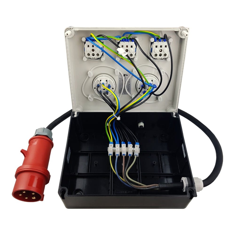 Rozdzielnica budowlana z kablem FRED 2x16A 3x230V gniazda Mennekes Doktorvolt® 6787 - Image 3