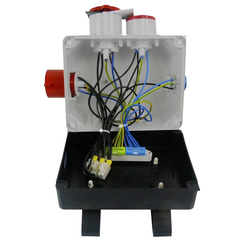 Rozdzielnica budowlana z wtyczką odbiornikową 16A BAU 32A 16A 3x230V Mennekes Doktorvolt® 2558 - obrazek 2