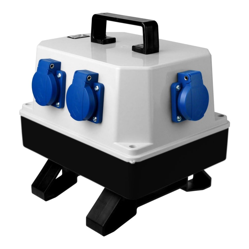 Rozdzielnica budowlana z wtyczką odbiornikową 16A BAU 32A 16A 3x230V Mennekes Doktorvolt® 2558 - obrazek 4