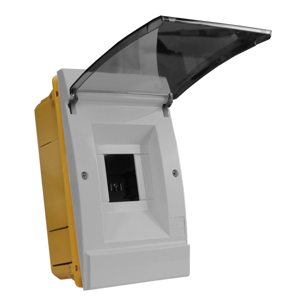 Rozdzielnica podtynkowa 4 modułowa IP40 szara 970.04 M-L 0803 - obrazek 2