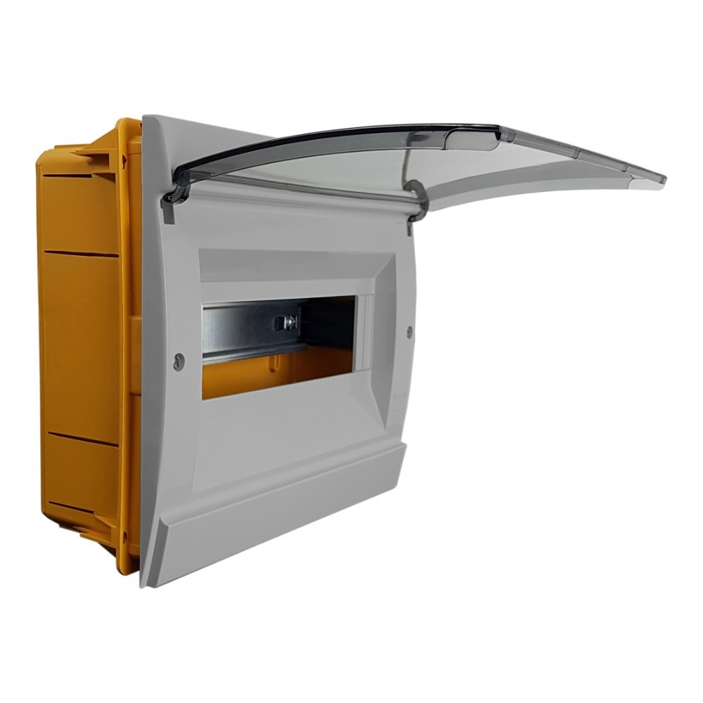 Rozdzielnica podtynkowa 8 modułowa IP40 szara 970.08 M-L 0926 - obrazek 2