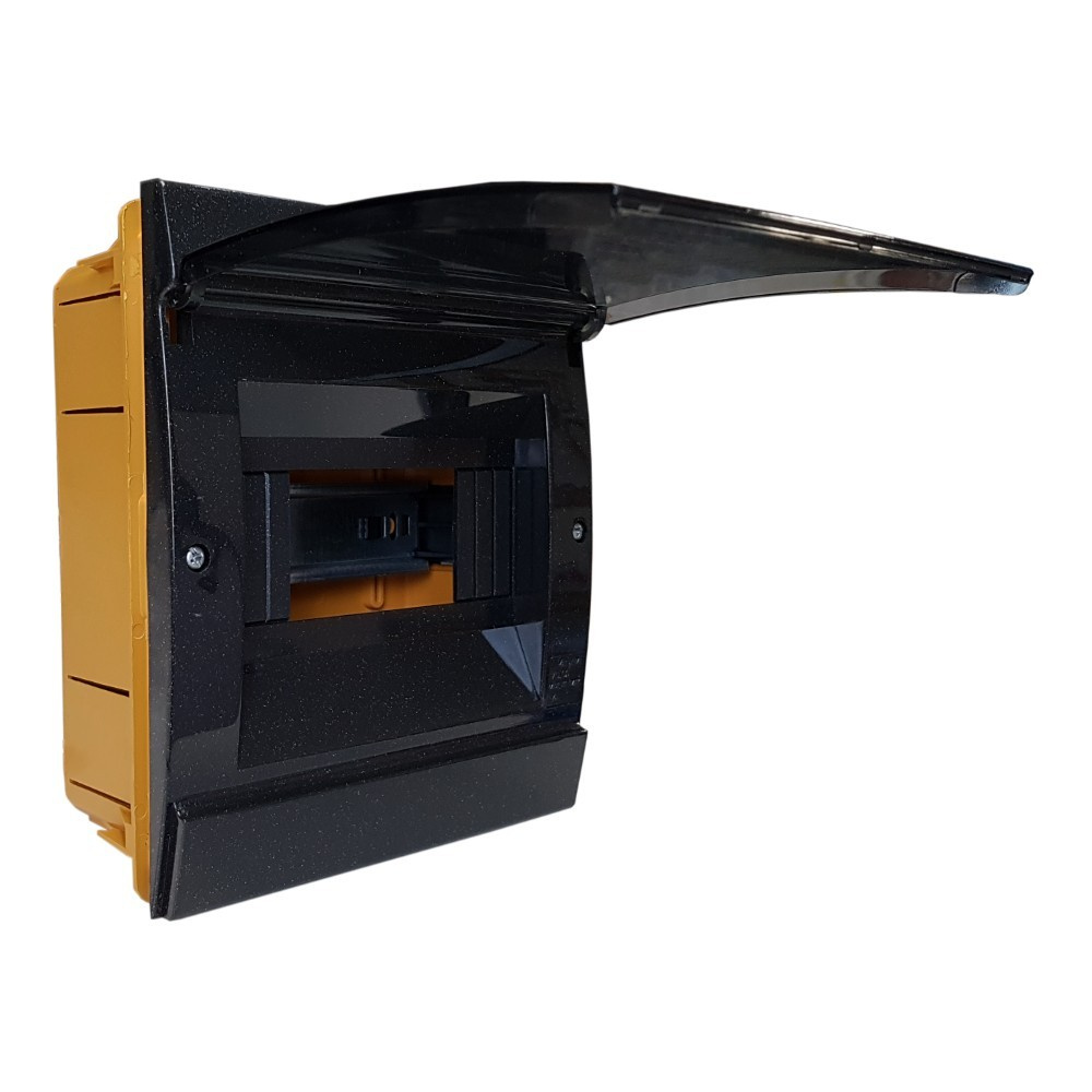 Rozdzielnica podtynkowa 4 modułowa IP40 czarna 970.04.N M-L 0841 - Image 3