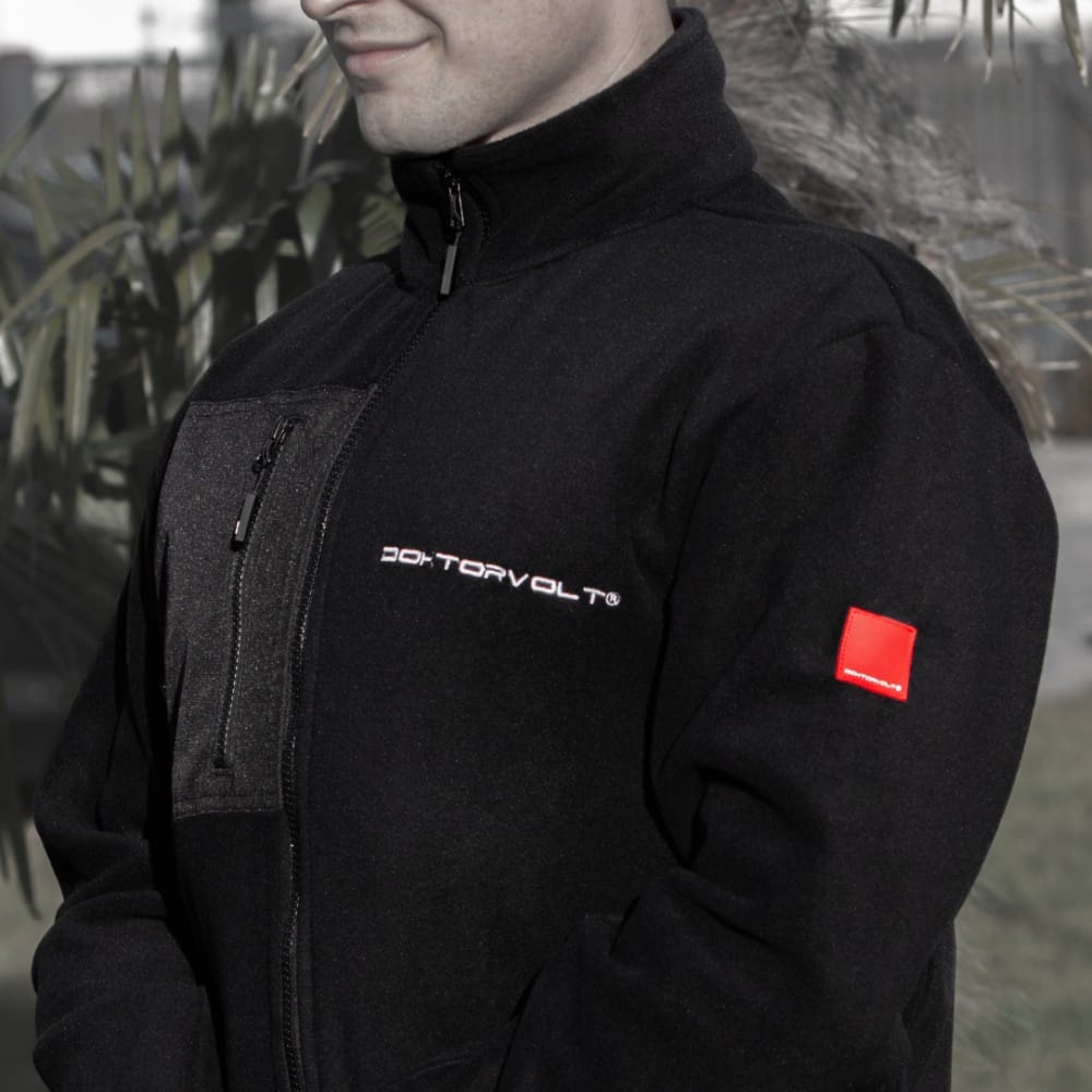 Bluza polarowa robocza Czarna Doktorvolt Rozmiar M 2223 - Image 4