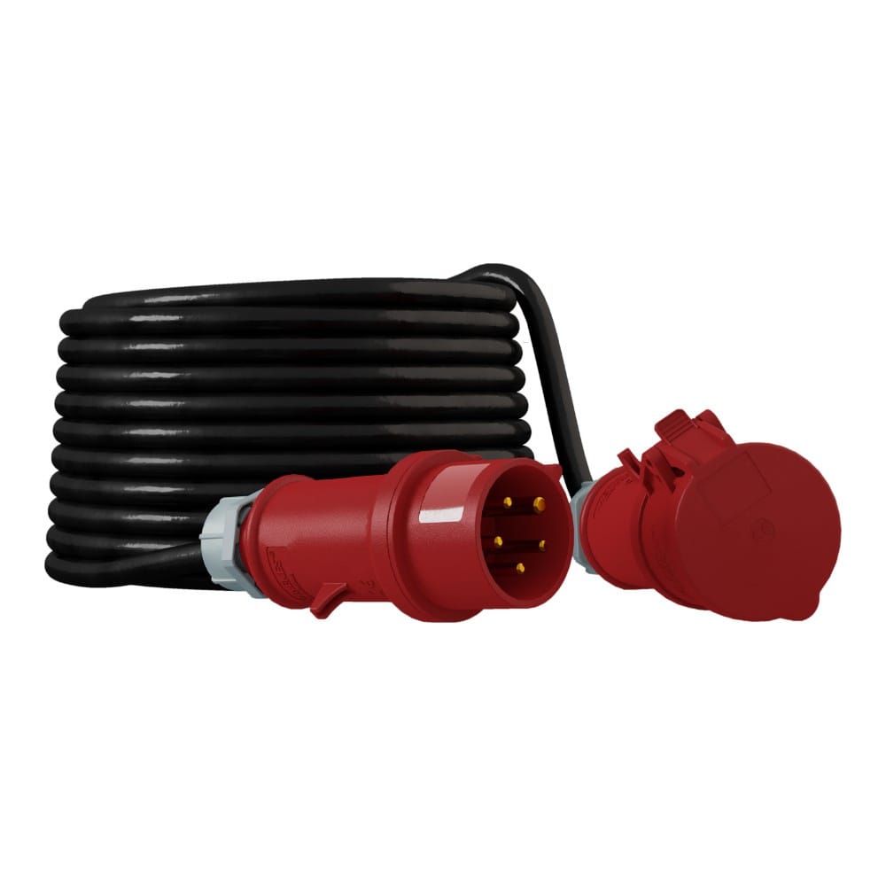 Przedłużacz 40m siłowy 16A/5P IP44 CEE 400V/16A H07RN-F 5x2,5 Doktorvolt® 2605