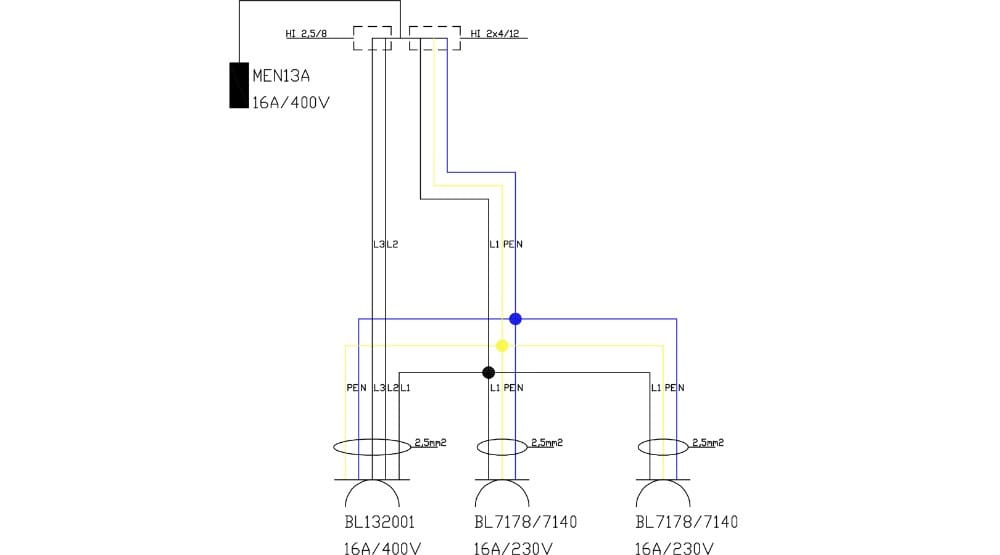 Rozdzielnica wisząca mDV 1x16A 2x230V Schuko Doktorvolt® 2718 - Image 2