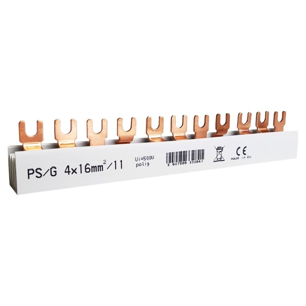 4-fazowa 11-modułowa Szyna łączeniowa PS/G 16mm2 100A Doktorvolt 2841 - Image 2