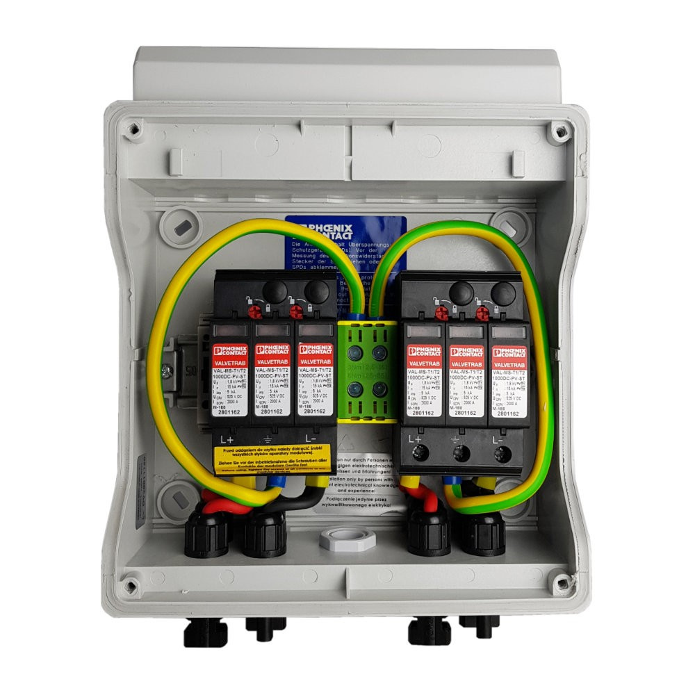 Solar Anschlusskasten DC 2x Phoenix 2801162 T1/T2 2-String 4mm Connector IP65 Doktorvolt DV-4555-FOT – Bild 3