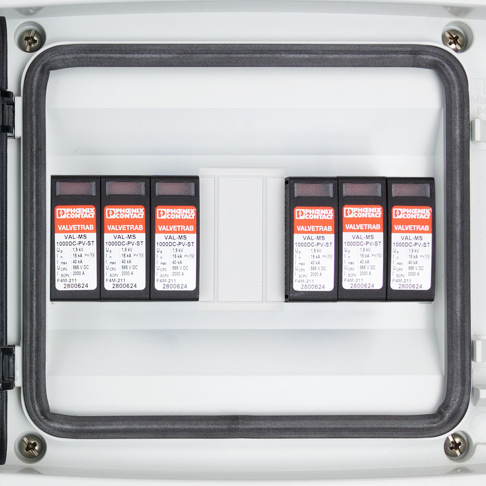 Rozdzielnica PV Fotowoltaiczna Solarna 2-Stringowa DC 1000V T2 PG Phoenix Contact Doktorvolt 4432 - obrazek 4