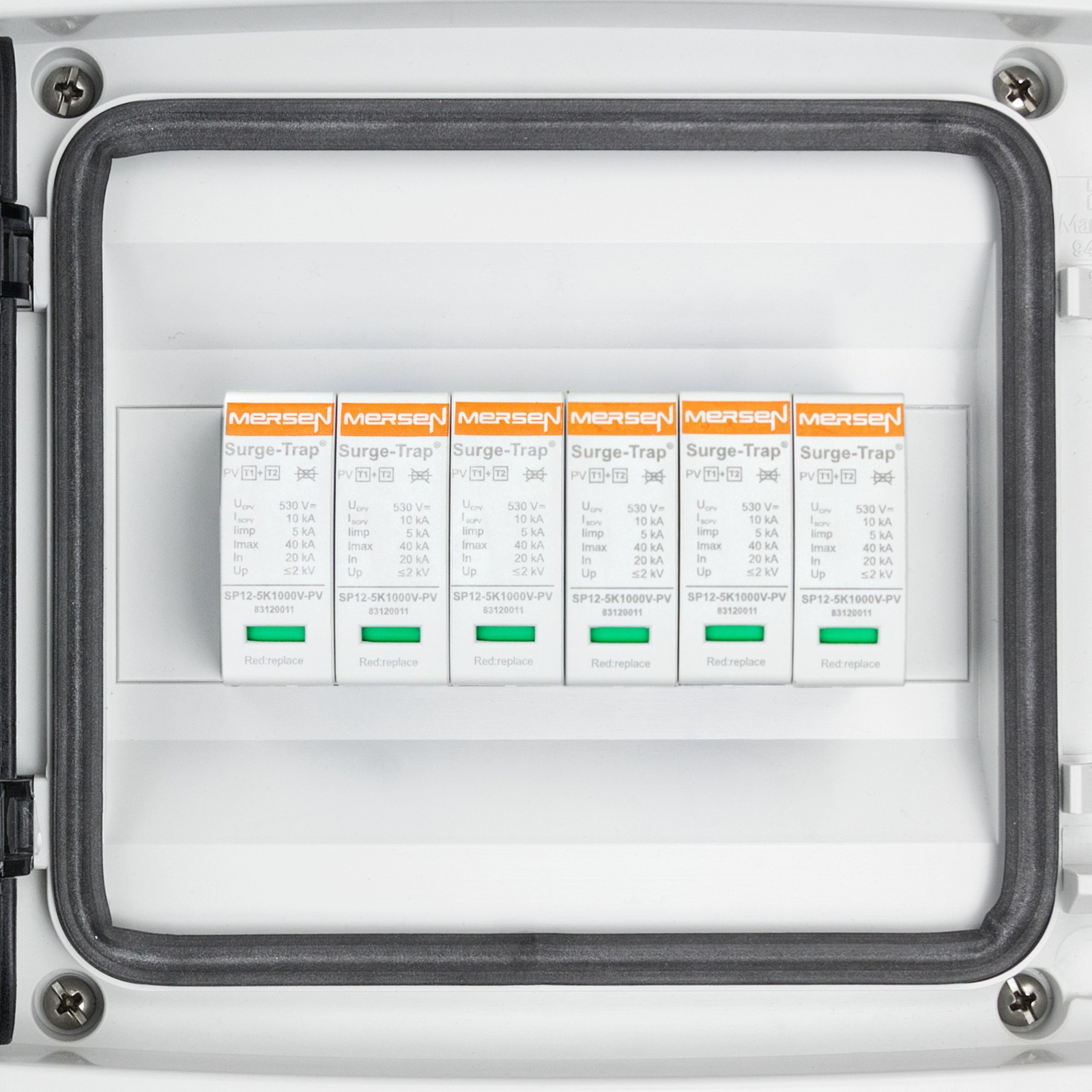 Rozdzielnica PV Fotowoltaiczna Solarna 2-Stringowa DC 1000V T1 T2 Mersen Doktorvolt 4494 - obrazek 4