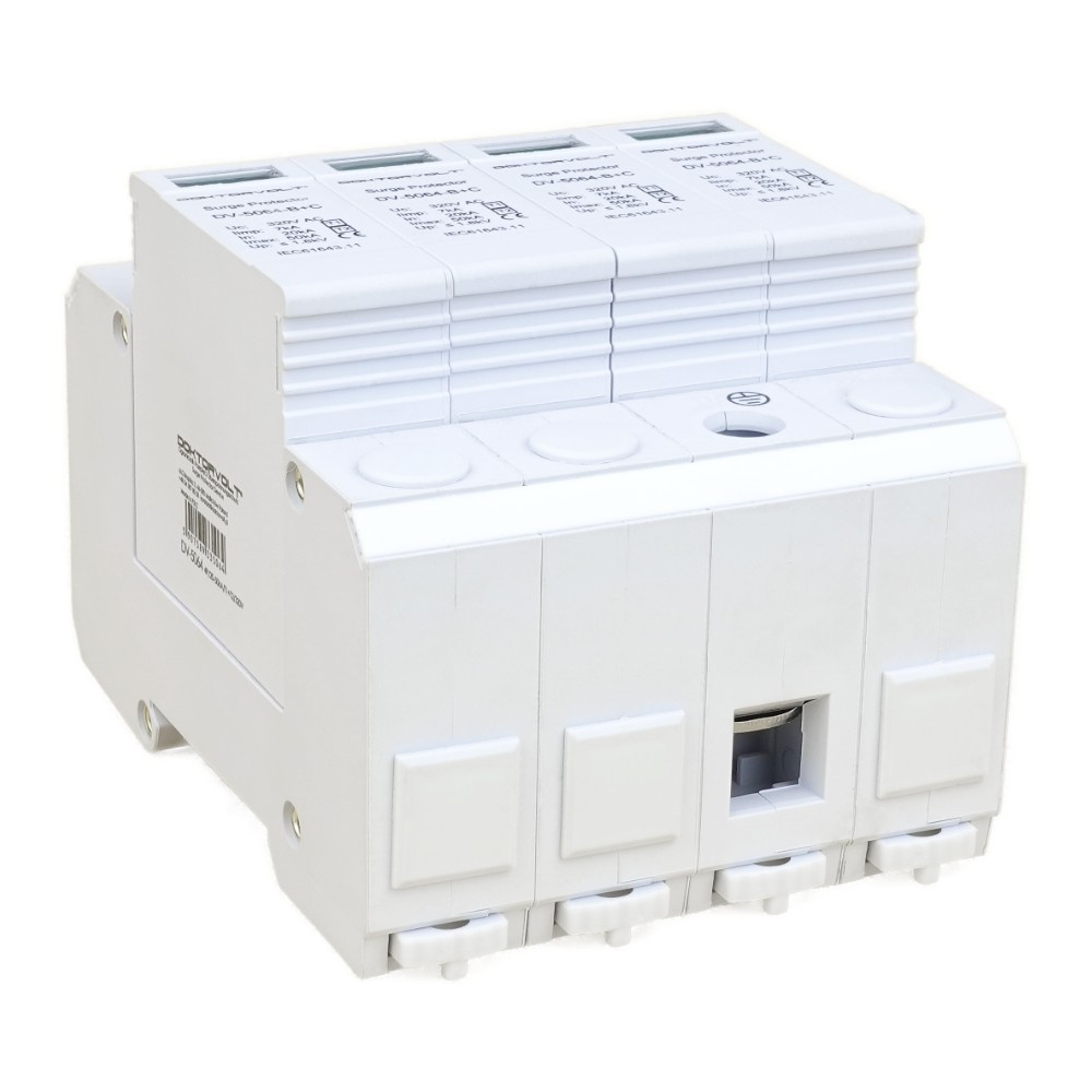 Ogranicznik przepięć ochronnik 4P 20-50kA AC T1/T2 Doktorvolt 5064 - obrazek 3