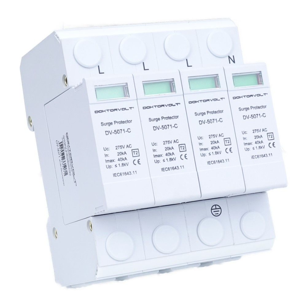Ogranicznik przepięć ochronnik 4P 20-40kA AC T2 Doktorvolt 5071