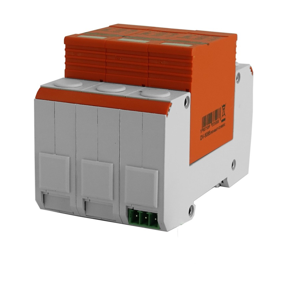 Ogranicznik przepięć ochronnik 3P 1000V DC T1/T2 Doktorvolt 5088 - obrazek 3