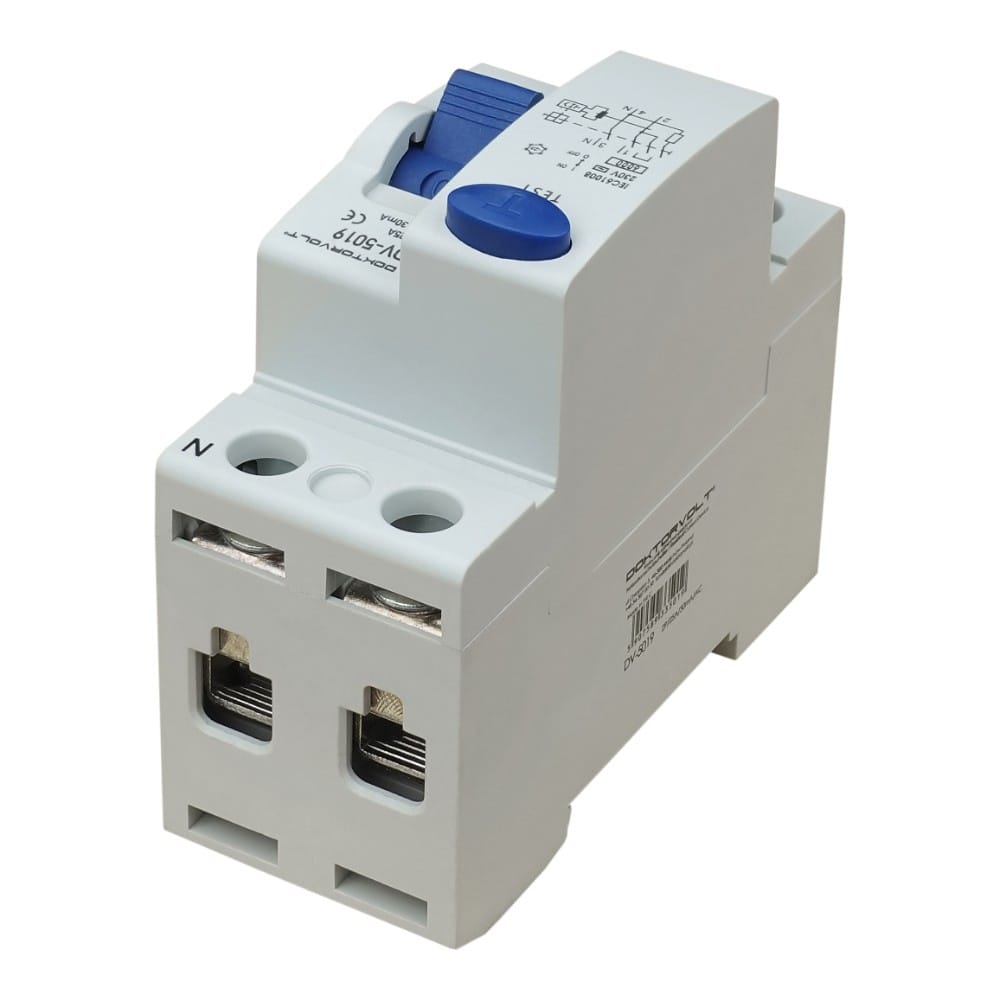 Wyłącznik różnicowoprądowy 2P 25A 30mA typ AC Doktorvolt 5019 - obrazek 3