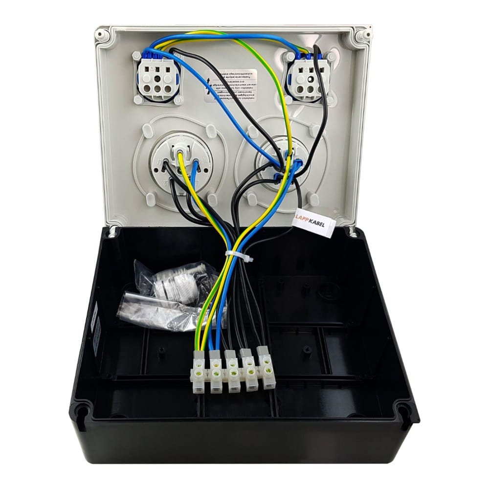 Rozdzielnica budowlana FRED 32A 16A 2x230V Schuko Mennekes Doktorvolt® 2169 - obrazek 3