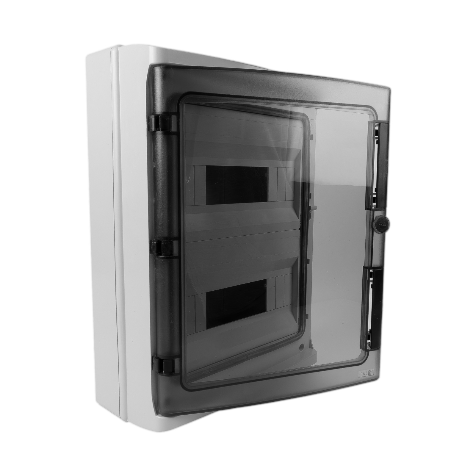 Rozdzielnica natynkowa HIGHT IP65 24 (12+12) modułowa transparentne drzwi 940.24.1 M-L 2x12 - obrazek 3