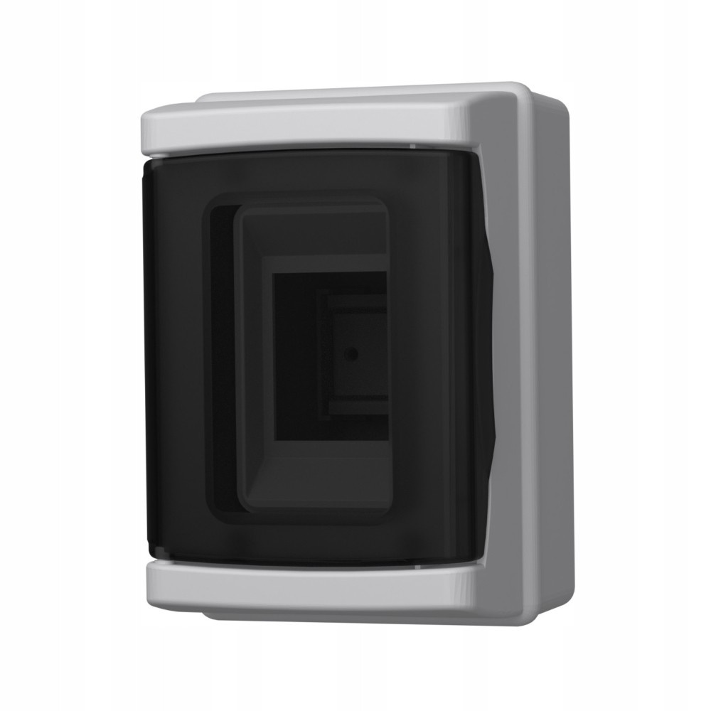 Rozdzielnica natynkowa HIGHT IP65 2 modułowa transparentne drzwi 940.02 M-L 1x2