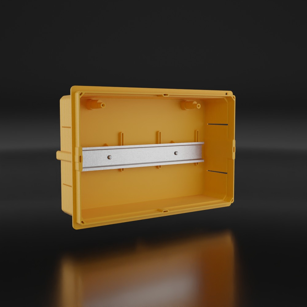 Rozdzielnica podtynkowa QZERO IP65 12 modułowa białe drzwi 990.12 M-L 0012 - Image 4