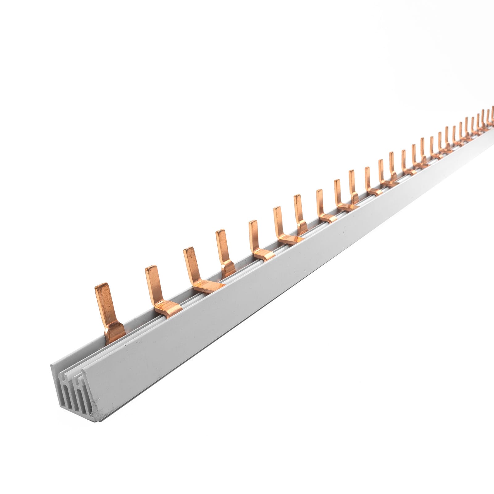 3P Phasenschiene Stift 54-polig 10mm2 PS/S Schiene Sammelschiene 63A DV-2084-PSS – Bild 2