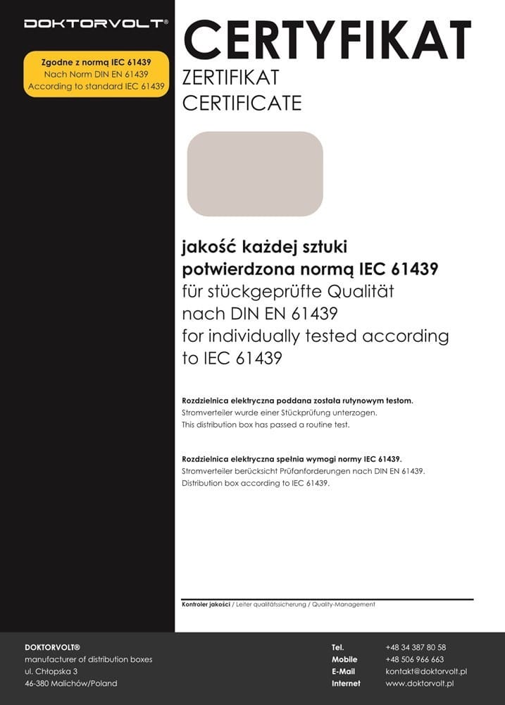 Wanddose WDD 1x16A 1x230V Stromverteiler Doktorvolt® DV-6688-D – Bild 4