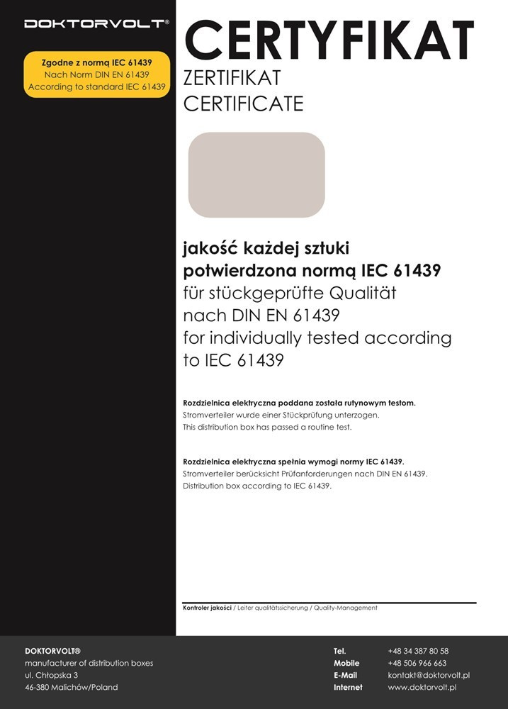 Rozdzielnica budowlana TD UK 32A 16A 2x250V gniazda Mennekes Doktorvolt 2237 – Bild 4