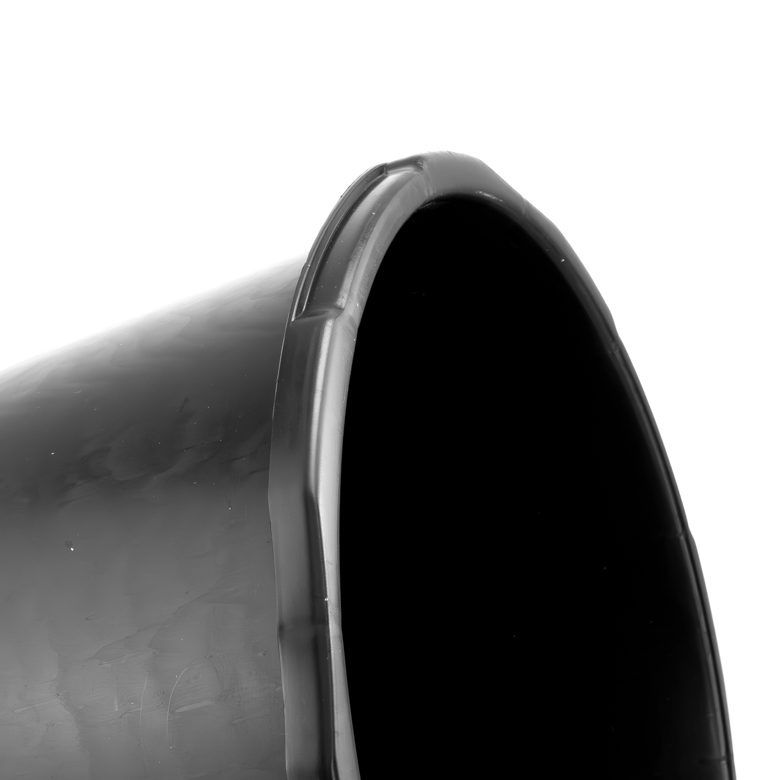 Mörtelkübel 65L Mörtelwanne Baueimer Mörtelkasten pflanzkübel Mörteleimer Kübel für Mörtel Beton Kleber widerstandsfähig aus PP/PE-Regranulat Zementkübel rund schwarz DV-5657 – Bild 3