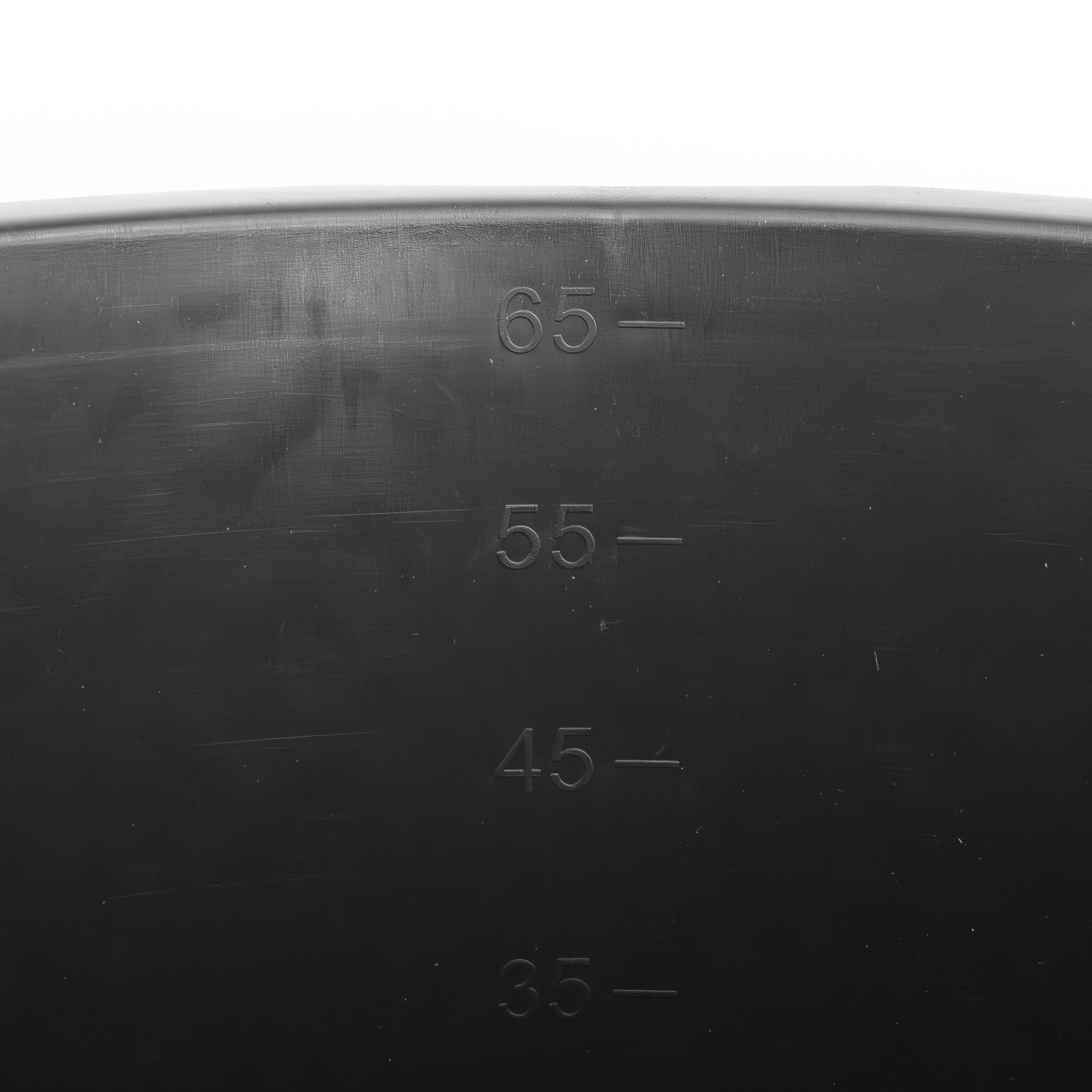 Mörtelkübel 65L Mörtelwanne Baueimer Mörtelkasten pflanzkübel Mörteleimer Kübel für Mörtel Beton Kleber widerstandsfähig aus PP/PE-Regranulat Zementkübel rund schwarz DV-5657 – Bild 4