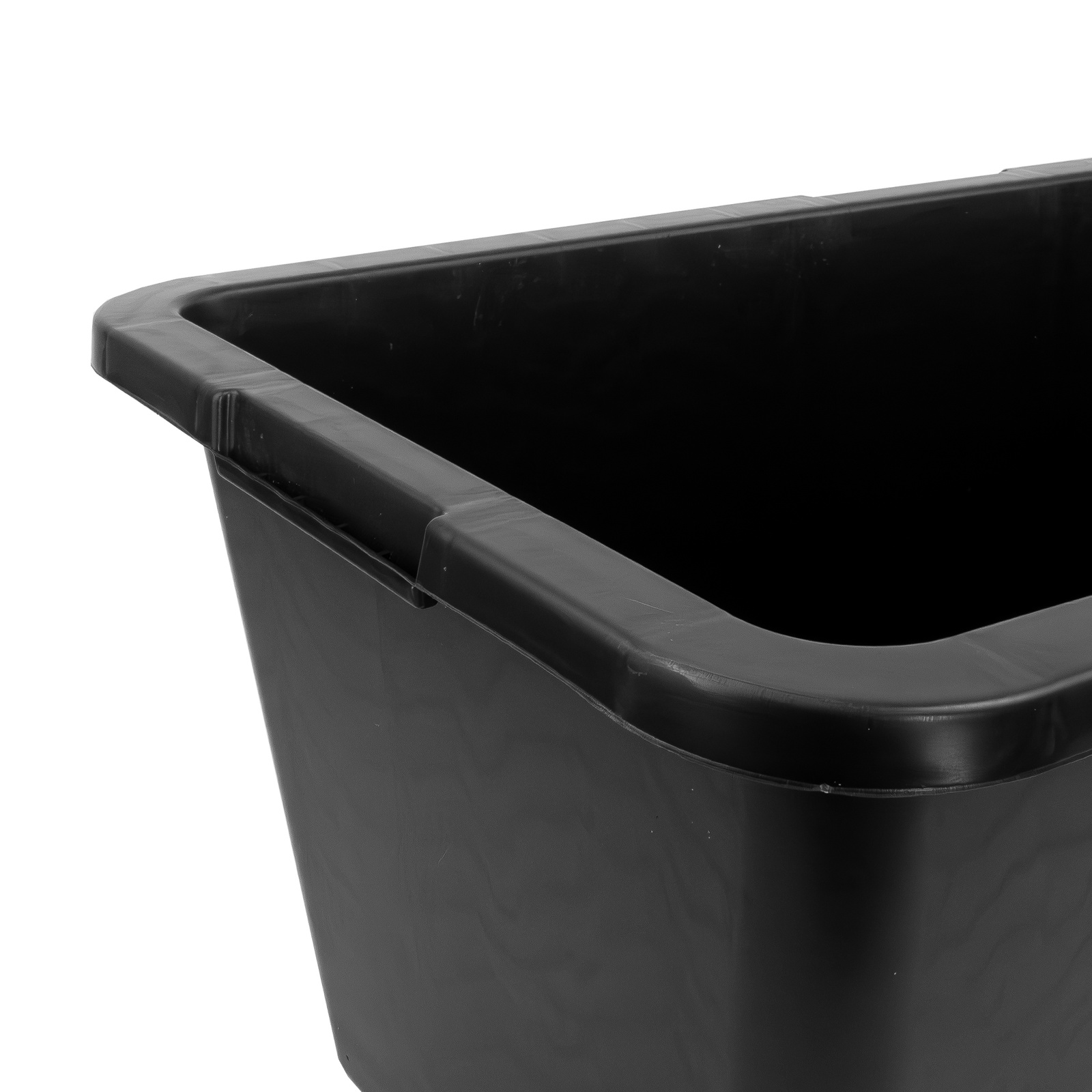 Mörtelkasten 60L Mörtelwanne Mörtelkübel pflanzkübel Mörteleimer Kübel Zementwanne Speiswanne widerstandsfähig aus PP/PE-Regranulat eckig schwarz DV-5619 – Bild 4
