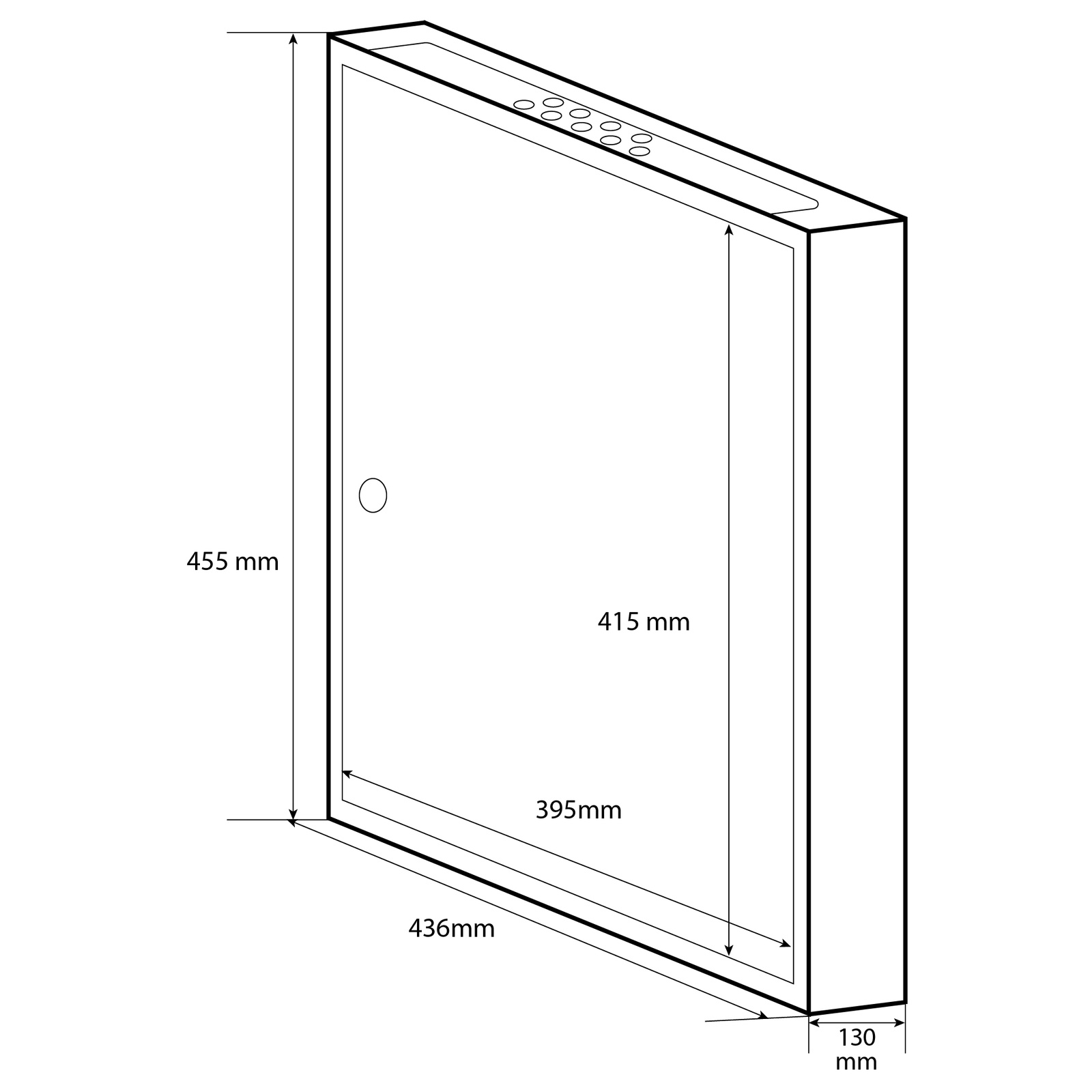 Doktorvolt Rozdzielnica natynkowa 2x18 modułowa metalowa IP30 1178 - obrazek 4