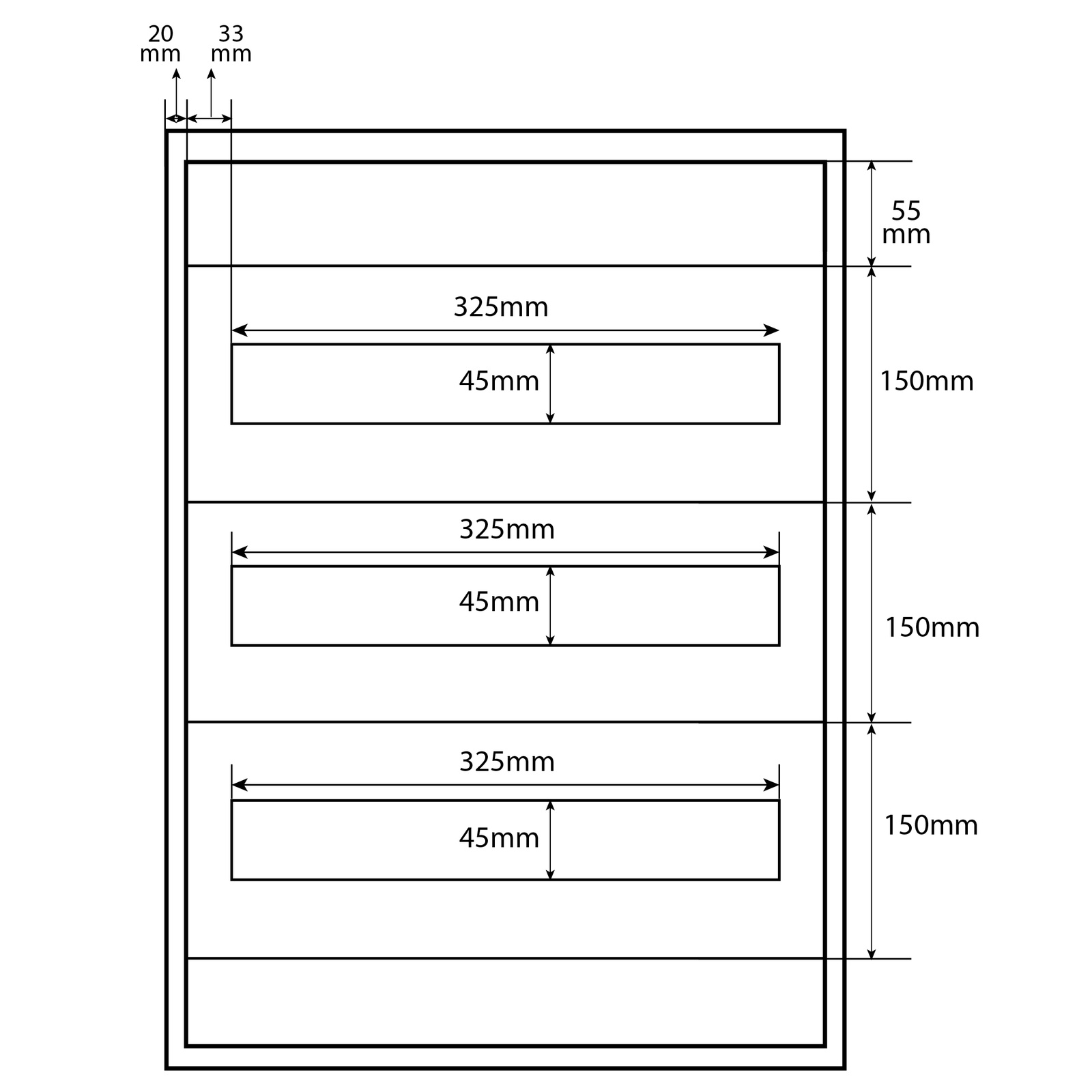 Doktorvolt Rozdzielnica natynkowa 3x18 modułowa metalowa IP30 1185 - obrazek 3