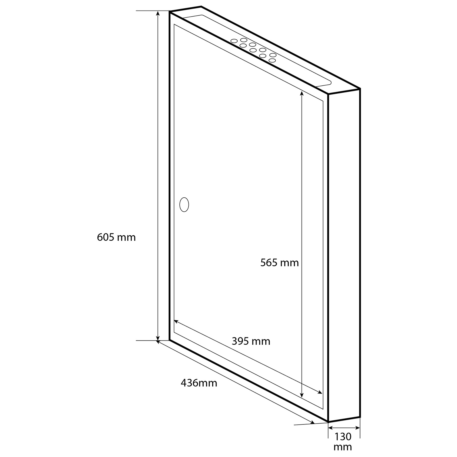 Doktorvolt Rozdzielnica natynkowa 3x18 modułowa metalowa IP30 1185 - obrazek 4