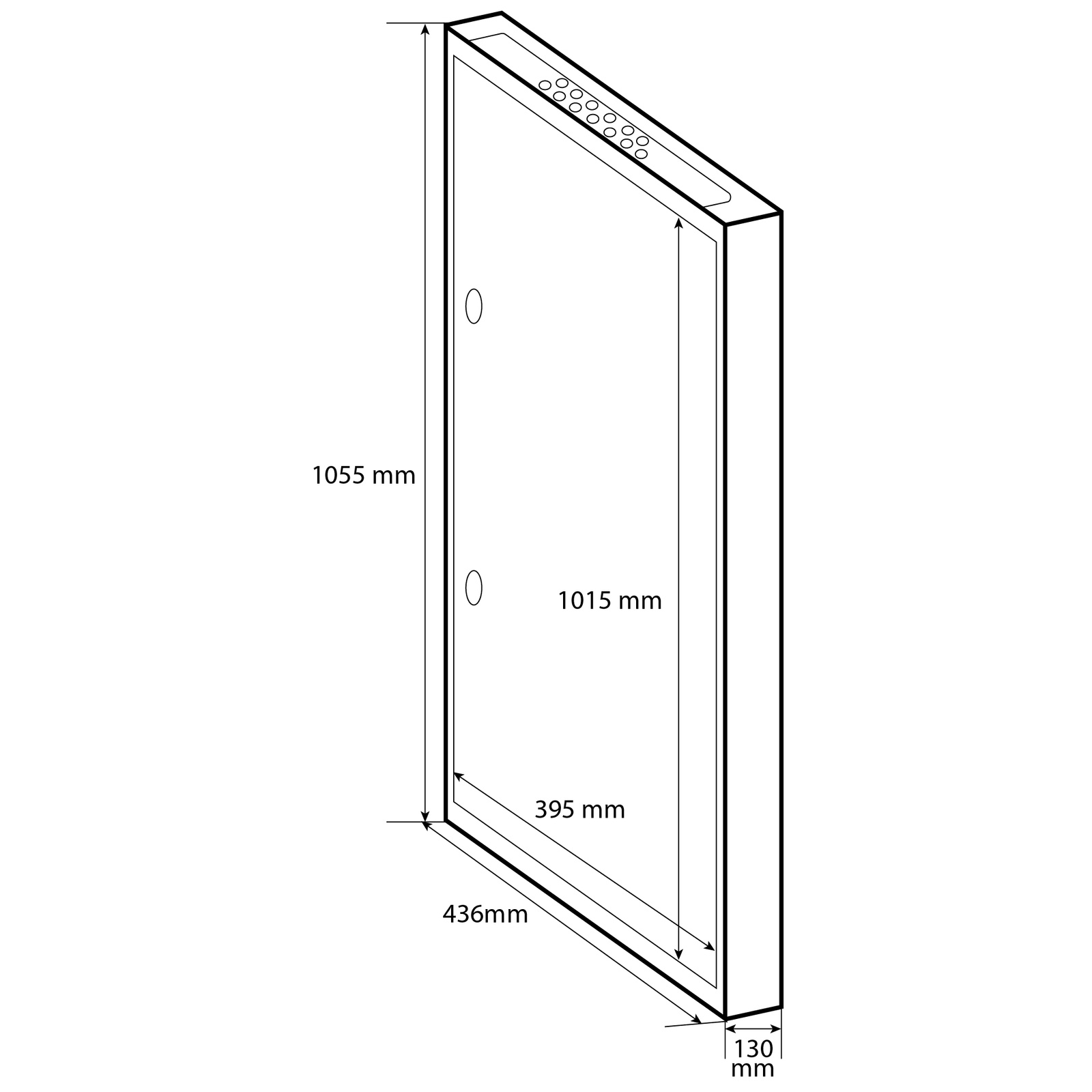 Doktorvolt Rozdzielnica natynkowa 6x18 skrzynka elektryczna modułowa metalowa IP30 1512 - obrazek 4