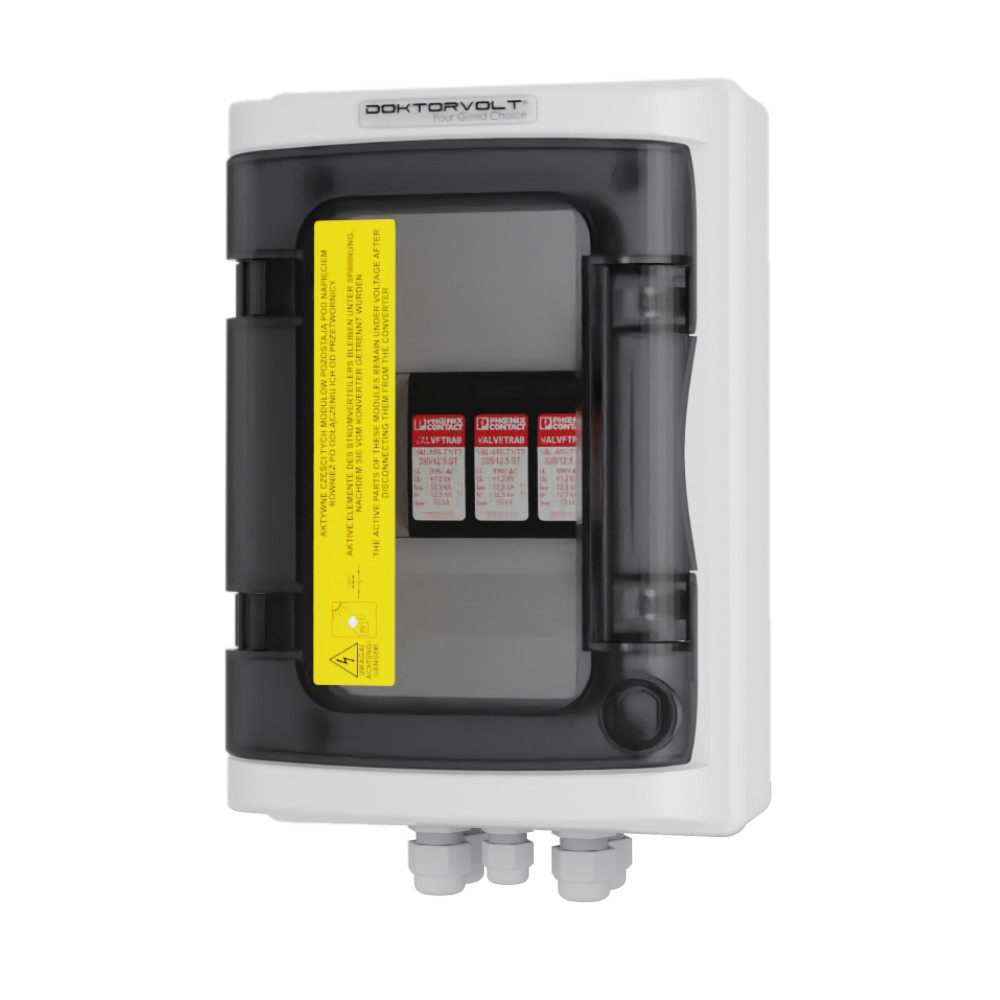Rozdzielnica PV Fotowoltaiczna Solarna DC 1000V T2 Phoenix Contact PG Doktorvolt DV-4357-FOT