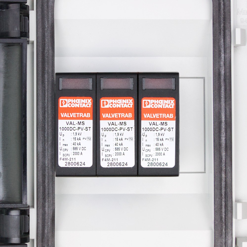Rozdzielnica PV Fotowoltaiczna Solarna DC 1000V T2 Phoenix Contact PG Doktorvolt DV-4357-FOT - obrazek 4