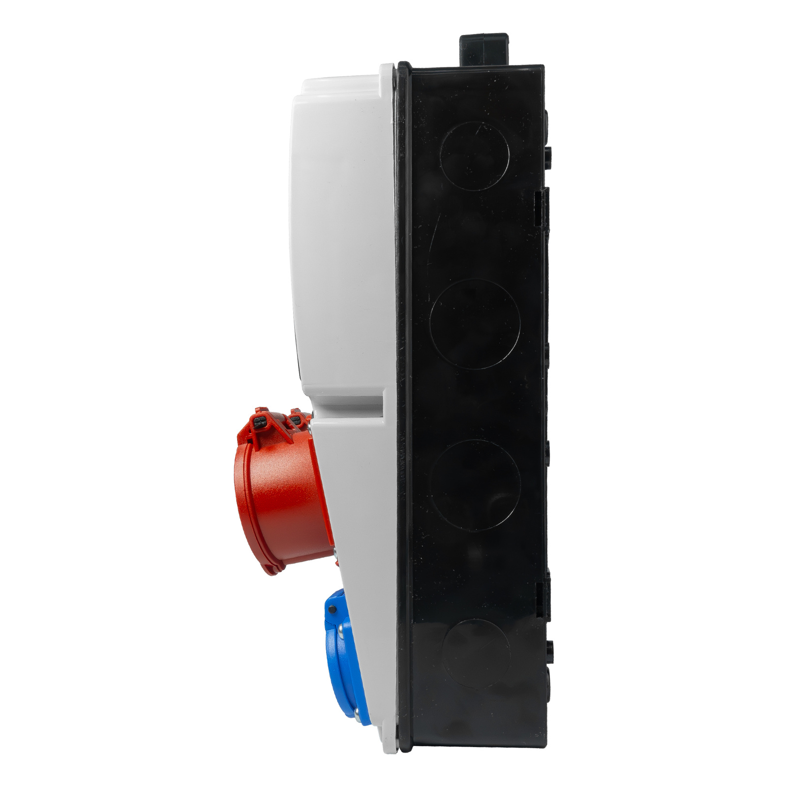 Rozdzielnica budowlana 16A 32A CEE 3x230V erbetka z uchwytem zabezpieczona Doktorvolt DV-8119-F - obrazek 3