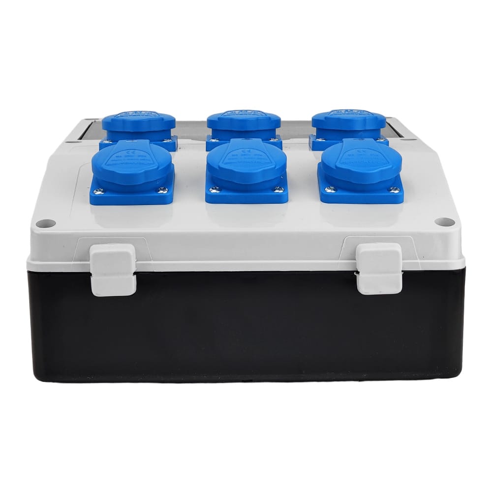 Rozdzielnica budowlana 6x230V DV-S/FI Schuko Doktorvolt 1769 - Image 2