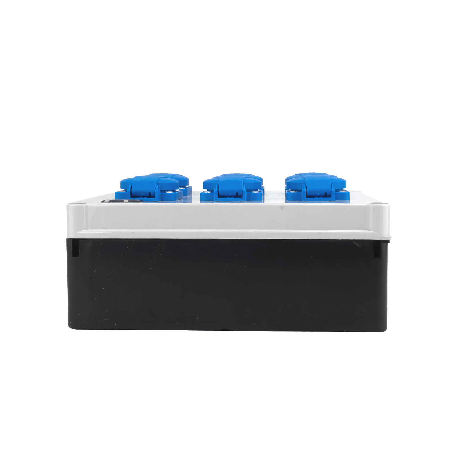 Baustromverteiler 16A 6x230V kompakt Stromverteiler hermetisch IP54 Schuko ohne Sicherungen Doktorvolt DV-0171-F – Bild 4